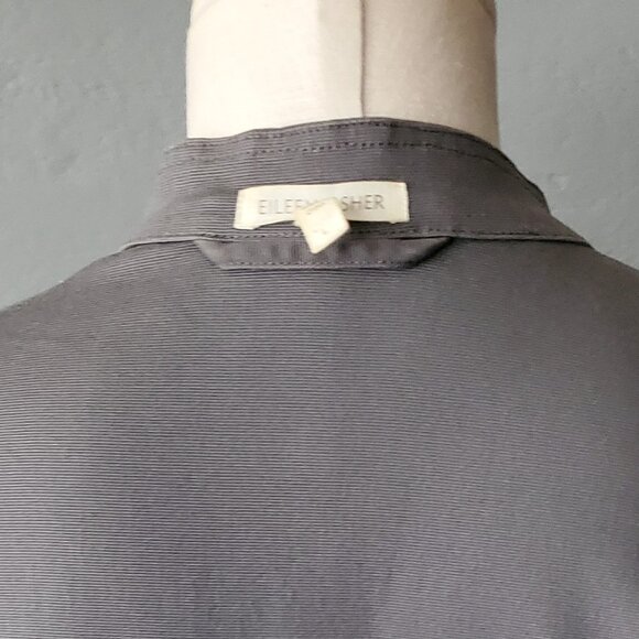 Eileen Fisher Utility Style Jacket/ Collarless Blazer/ Size L - Picture 11 of 11